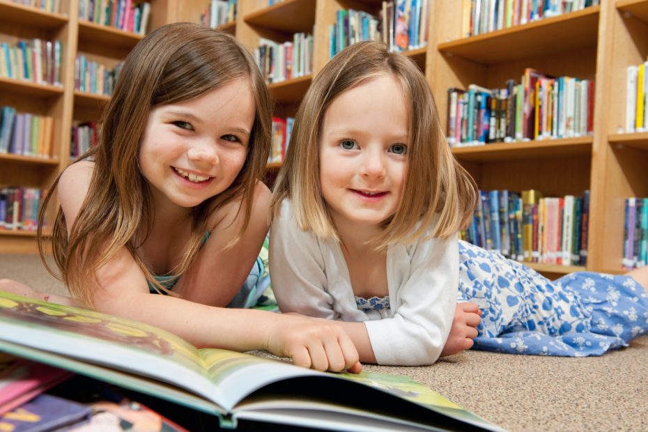 Students in School Library